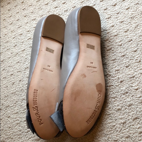 Gray and glitter Pour La Victoire flats - Picture 4 of 6